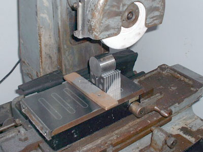 No. 4 &quot;Universal&quot; Magnetic Chuck V-Blocks in use on surface grinder