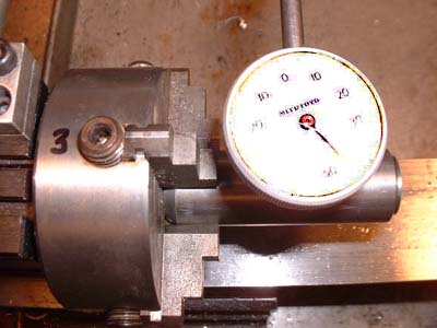 truing other jaw in 4 jaw chuck
